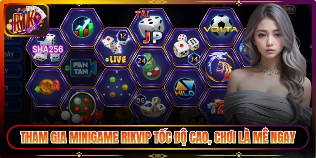 Minigame Rikvip tốc độ cao, chơi là mê ngay
